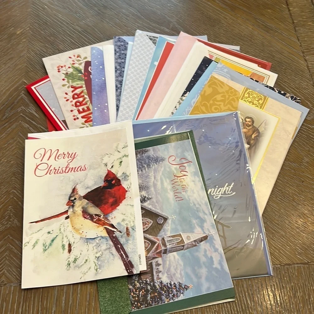 Lot of 24 Christmas greeting cards